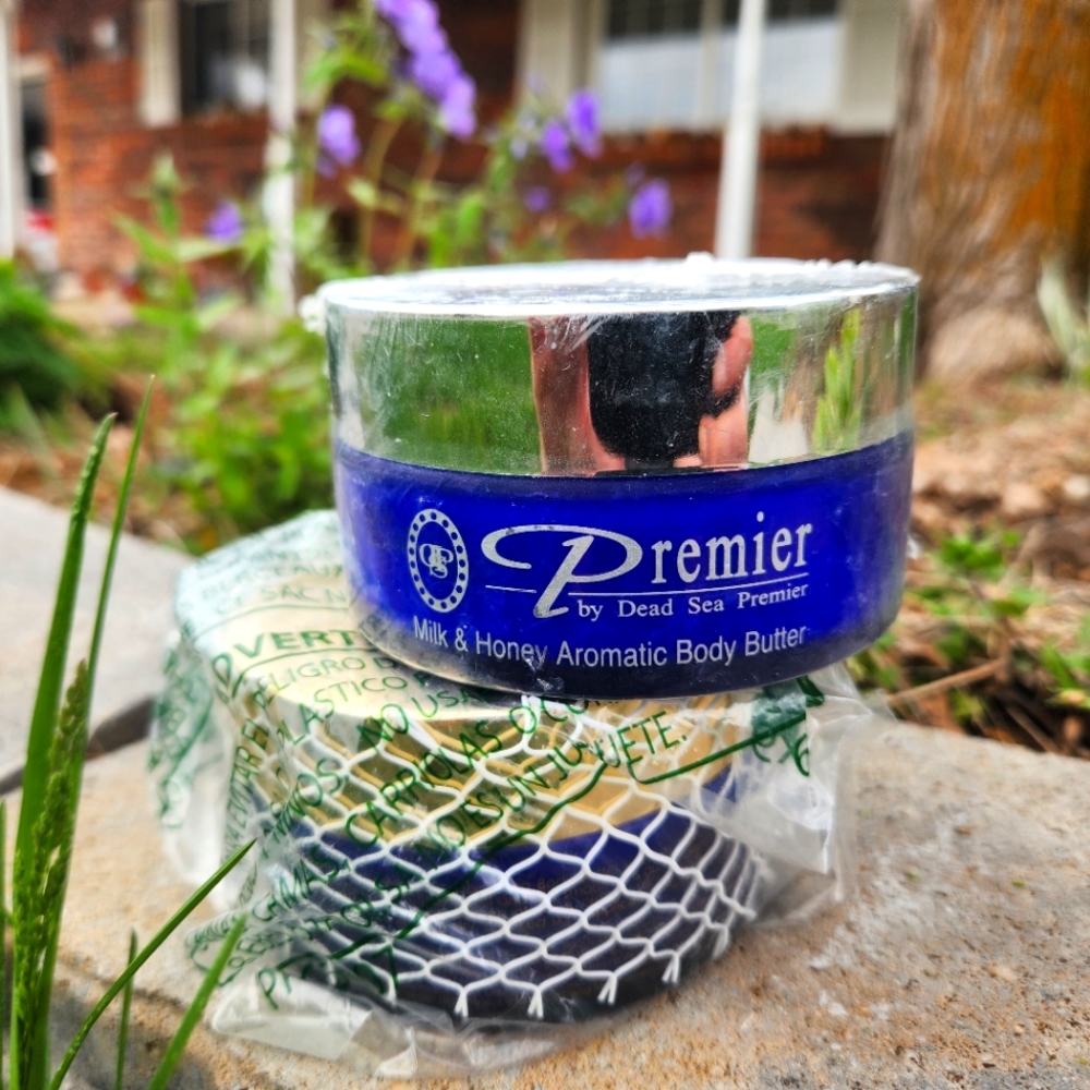 Premier Milk & Honey Aromatic Body Butter by Dead Sea Premium 5.95 oz